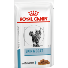 Роял Канин корм консервированный для кошек Скин энд Коат Формула (Skin & Coat ) пауч 85г