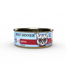  Best Dinner Exclusive Vet Profi Gastro Intestinal Дичь 100г Консервированный корм для кошек с чувствительным пищеварением