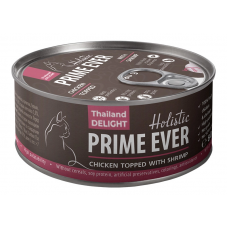 Prime Ever 3B Цыпленок с креветками в желе влажный корм для кошек жестяная банка 0,08 кг