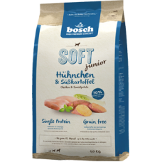 Bosch Soft Junior с курицей и бататом полувлажный корм для щенков (в ассортименте)