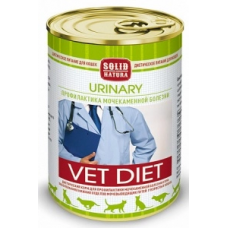 Solid Natura VET Urinary  диета для кошек влажный 0,34 кг