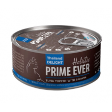 Prime Ever 8B Тунец с лососем в желе влажный корм для кошек жестяная банка 0,08 кг