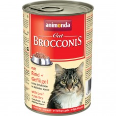 Animonda BROCCONIS CAT консервы с говядиной и мясом птицы 400г