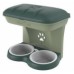 BAMA PET миска для собак настенная двойная MAXI 2200 мл, зеленая