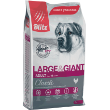 BLITZ Adult Large & Giant  для взрослых собак крупных и гигант  (в ассортименте)