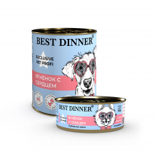 Best Dinner Exclusive Vet Profi Gastro Intestinal Ягненок с сердцем Влажный консервированный корм для собак и щенков с чувствительным пищеварением