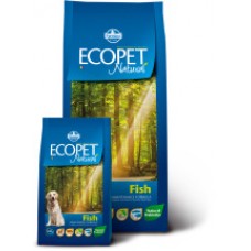 Ecopet Natural Fish Medium для взрослых собак с рыбой 12кг