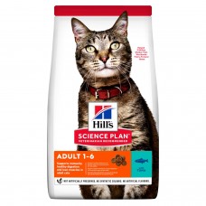 Hill's Science Plan Сухой корм  для взрослых кошек с тунцом (в ассортименте)