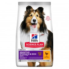Hill's  для собак с чувствительным пищеварением и кожей 12кг
