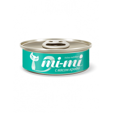 Mi-Mi С мясом краба консервированный корм для кошек 80гр