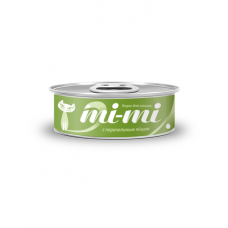 Mi - Mi для кошек 80г с перепелиным яйцом(консервированный корм)