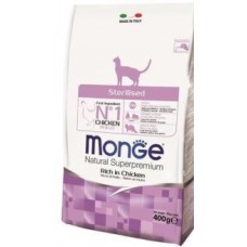 Monge Cat Sterilized сухой корм для стерилизованных кошек курица, рис (В АССОРТИМЕНТЕ)