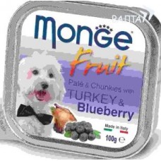 Monge Dog Fruit консервы для собак  100 г (В АССОРТИМЕНТЕ)