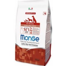 Monge Dog Speciality Puppy&Junior корм для щенков всех пород ягненок с рисом(В АССОРТИМЕНТЕ)