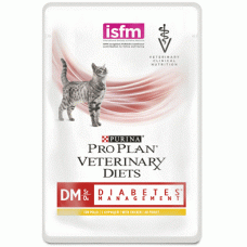 Purina Pro Plan Veterinary Diets DM  для кошек при диабете пауч 85гр (В АССОРТИМЕНТЕ)
