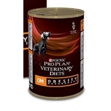 Purina Pro Plan Veterinary Diets OM Корм консервированный полнорационный диетический для взрослых собак при ожирении. Рекомендован для снижения избыточной массы тела, с низкой энергетической ценностью 400г