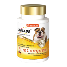 Unitabs Витамины д/соб SlimComplex с Q10 100таб