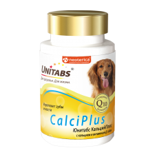 Unitabs CalciPlus для собак витамины для зубов и костей 100 таб