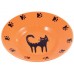 Керамик Арт миска керамическая-блюдце для кошек 140 мл оранжевая