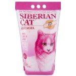 Сибирская кошка наполнитель силикагель впитывающий, Элитный с розовыми гранулами (в ассортименте)