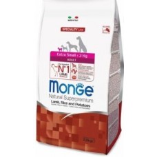 Monge Dog Speciality Extra Small корм для взрослых собак миниатюрных пород ягненок с рисом и картофелем (В АССОРТИМЕНТЕ)