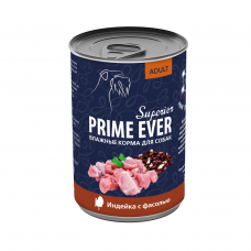 Prime Ever Superior индейка с фасолью влажный корм для собак жестяная банка 0,4 кг
