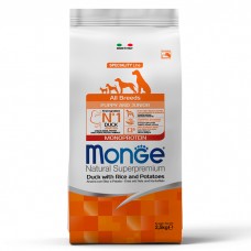 Monge Dog Speciality Line Monoprotein для щенков всех пород утка с рисом и картофелем (В АССОРТИМЕНТЕ)